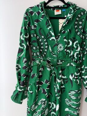 LAST CHANCE Farm Rio x Anthropologie Printed Jumpsuit - Spiral Snake Pattern NWT